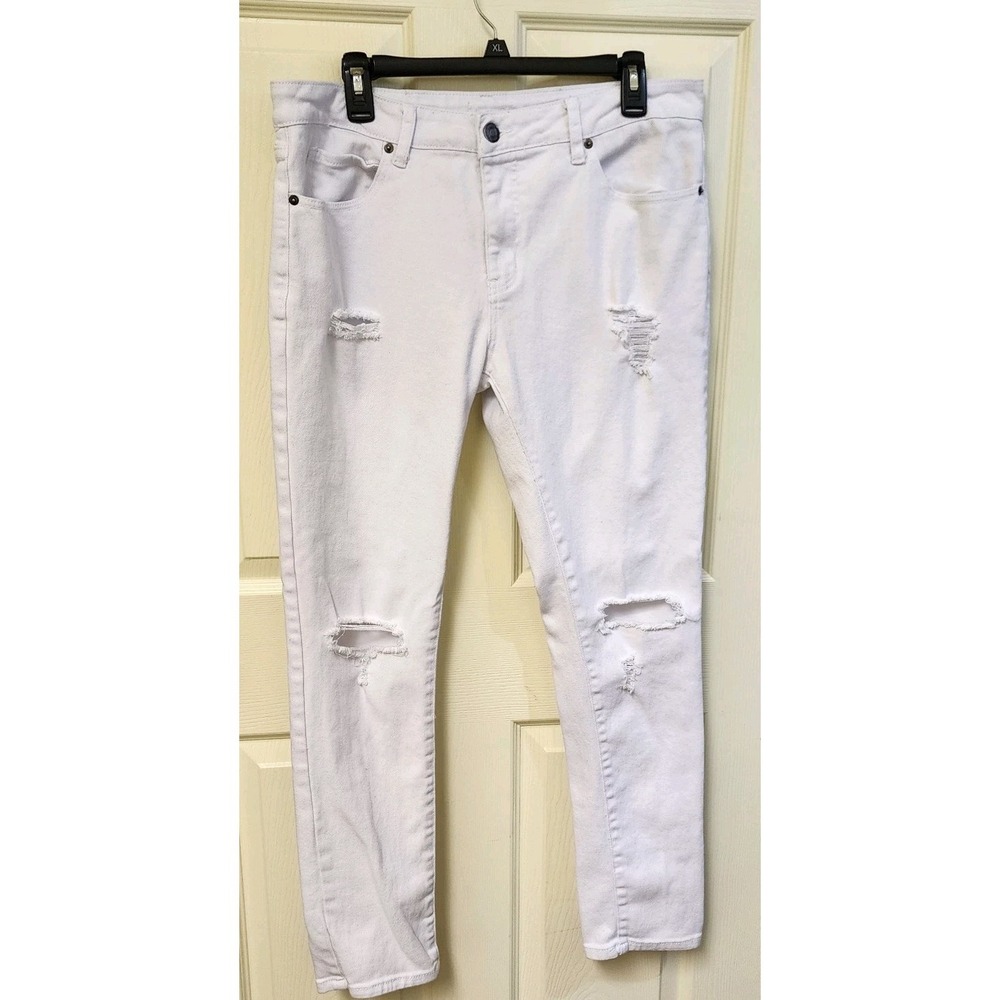 Men White Rue 21 Supreme Flex Jeans‎ 34/32